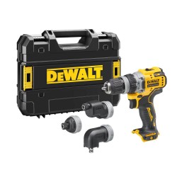 Дрель-шуруповерт аккумуляторная бесщеточная со сменными насадками DeWALT DCD703NT (DCD703NT)