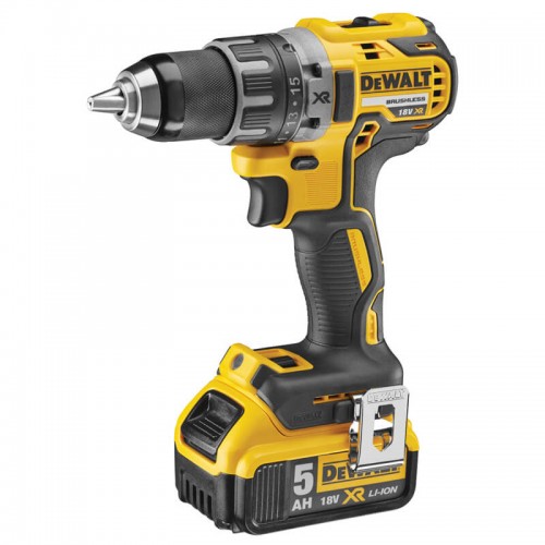 Дрель-шуруповерт аккумуляторная бесщеточная DeWALT DCD791P2 (DCD791P2) - фото 1
