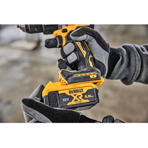Дриль-шуруповерт акумуляторний ударний безщітковий DeWALT DCD805P2T (DCD805P2T) - фото 3