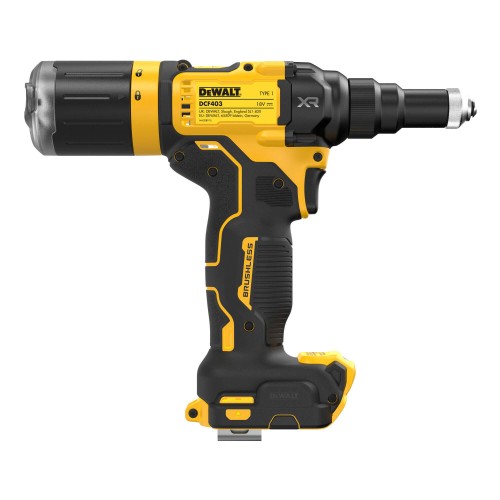 Заклепщик аккумуляторный бесщеточный DeWALT DCF403NT (DCF403NT) - фото 3