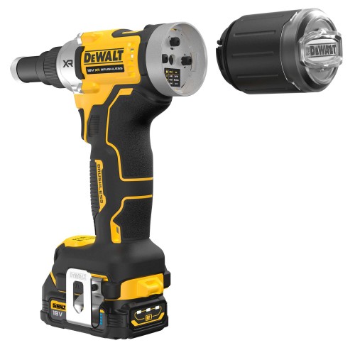 Заклепувальник акумуляторний безщітковий DeWALT DCF414E2GT (DCF414E2GT) - фото 5