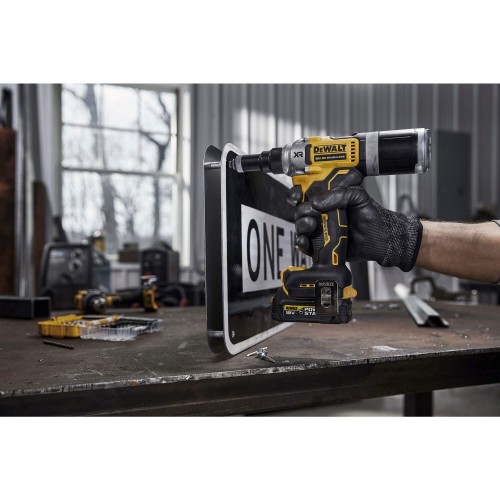 Заклепувальник акумуляторний безщітковий DeWALT DCF414NT (DCF414NT) - фото 7