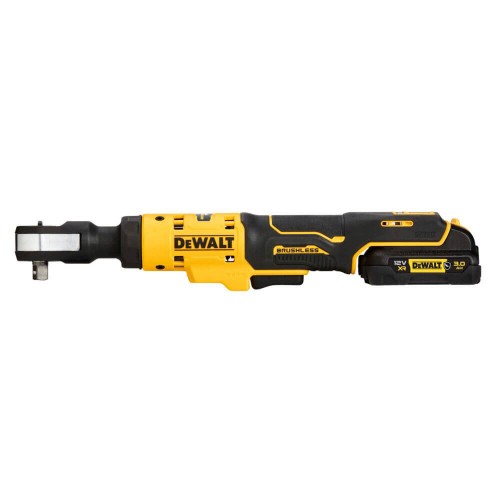 Гайковерт кутовий - тріскачка акумуляторний безщітковий DeWALT DCF503L1G (DCF503L1G) - фото 2