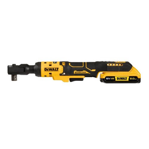 Гайковерт кутовий - тріскачка акумуляторний безщітковий DeWALT DCF512D1 (DCF512D1) - фото 2