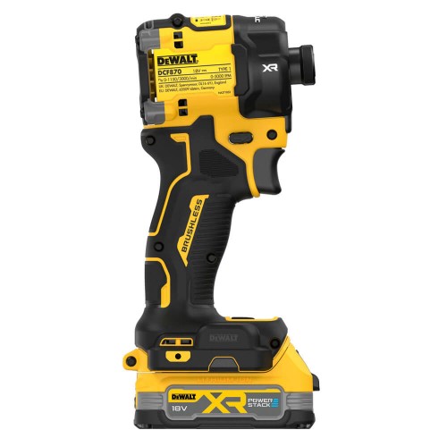 Шурупокрут ударний гідравлічний акумуляторний безщітковий DeWALT DCF870E2T - фото 3