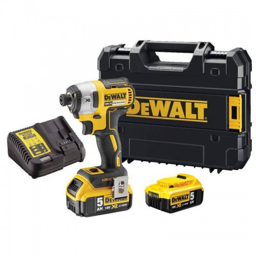 Шуруповерт акумуляторний ударний безщітковий DeWALT DCF887P2 (DCF887P2)