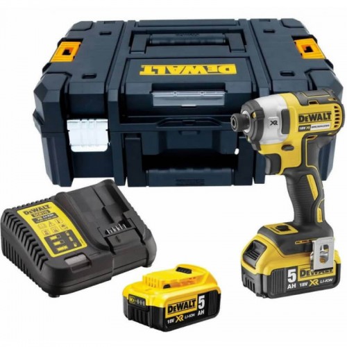Шуруповерт акумуляторний ударний безщітковий DeWALT DCF887P2 (DCF887P2) - фото 2