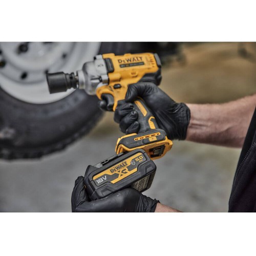 Гайковерт ударный аккумуляторный бесщеточный DeWALT DCF891P2G (DCF891P2G) - фото 10