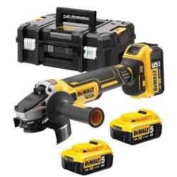 Шліфмашина кутова акумуляторна безщіткова DeWALT DCG405P3 (DCG405P3)