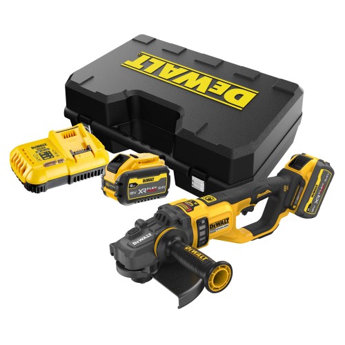 Шліфмашина кутова акумуляторна безщіткова DeWALT DCG460X2 (DCG460X2) - фото 4 Шліфмашина кутова акумуляторна безщіткова DeWALT DCG460X2 (DCG460X2) - фото 4