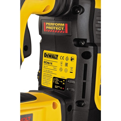 Перфоратор акумуляторний безщітковий SDS MAX DeWALT DCH614N (DCH614N) - фото 3
