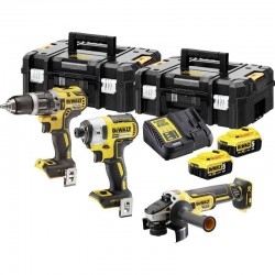Набор из трех бесщеточных инструментов DeWALT DCK384P2T (DCK384P2T)
