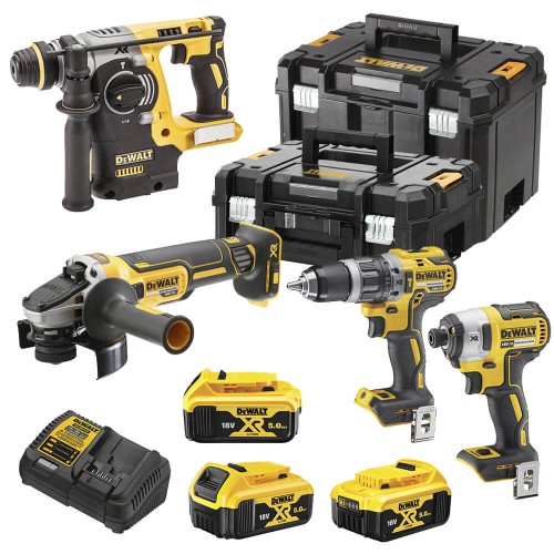 Набір із чотирьох інструментів безщіткових DeWALT DCK422P3T (DCK422P3T)