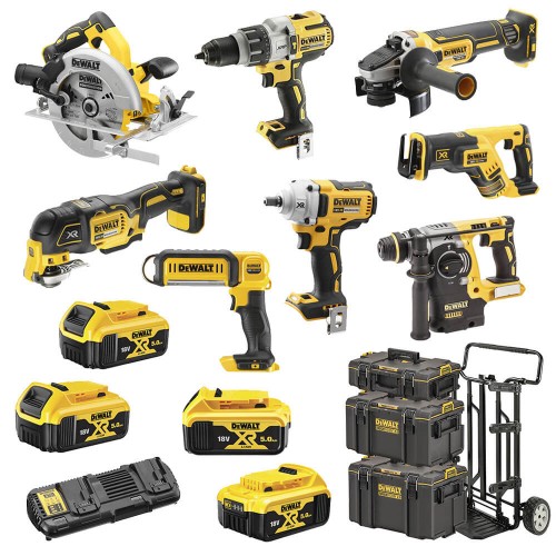 Набор из восьми бесщеточных инструментов DeWALT DCK856P4 (DCK856P4)