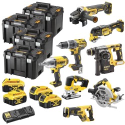 Набор из восьми бесщеточных инструментов DeWALT DCK856P4T (DCK865P4T)