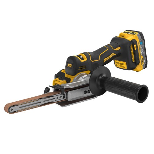 Напильник ленточный аккумуляторный бесщеточный DeWALT DCM200E2T - фото 1