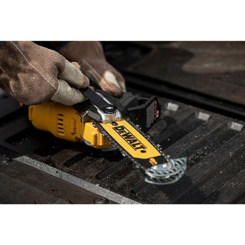 Мини-пилка цепная аккумуляторная бесщеточная DeWALT DCMPS520N - фото 6