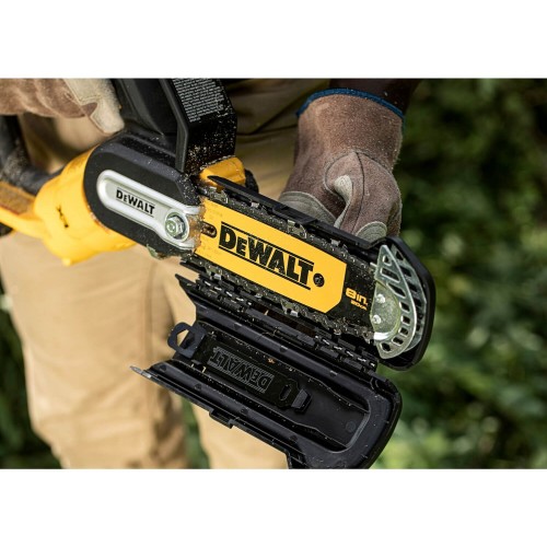 Мини-пилка цепная аккумуляторная бесщеточная DeWALT DCMPS520N - фото 10