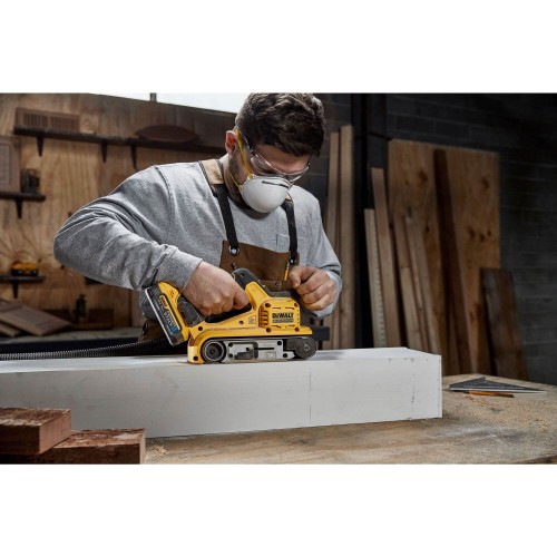 Шліфмашина стрічкова акумуляторна безщіткова DeWALT DCW220N (DCW220N) - фото 9
