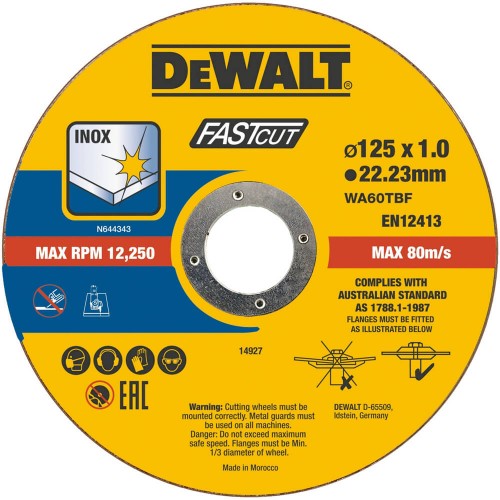Набір кіл відрізних FASTCUT DeWALT DT20540 - фото 1