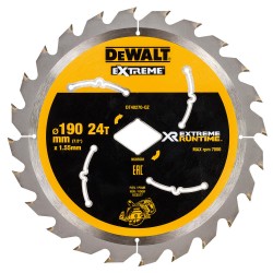 Диск пильный XR FLEXVOLT EXTREME c ромбовидной посадкой DeWALT DT40270