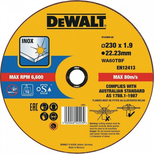 Коло відрізне DeWALT DT43909