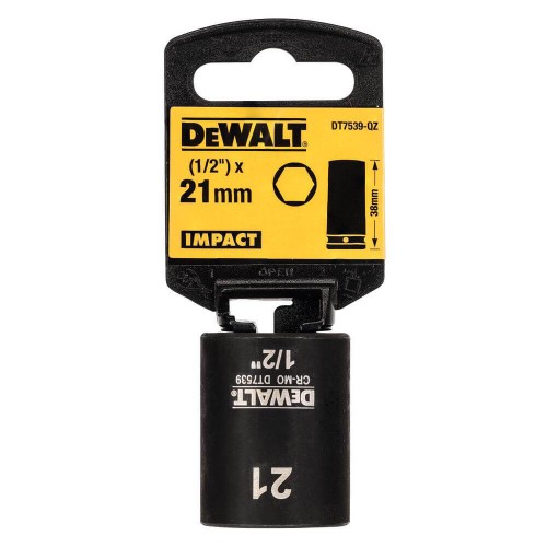 Головка торцева ударна коротка IMPACT DeWALT DT7539 - фото 1