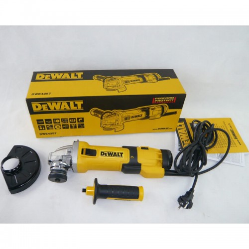 Шлифмашина угловая - болгарка сетевая DeWALT DWE4257_1 - фото 5