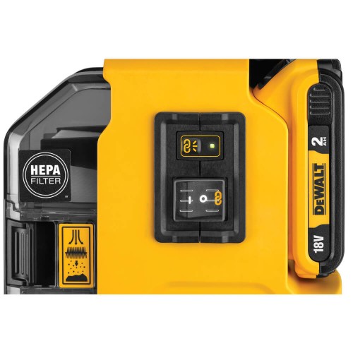 Пылесос аккумуляторный бесщеточный DeWALT DWH161D1 (DWH161D1) - фото 2