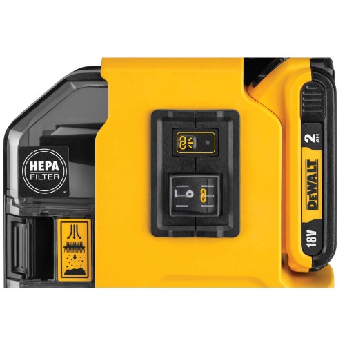 Пылесос аккумуляторный бесщеточный DeWALT DWH161D1 (DWH161D1) - фото 4