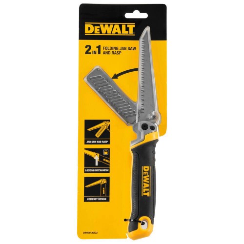 Мининожовка-рашпиль по гипсокартону, складная DeWALT DWHT0-20123 - фото 2