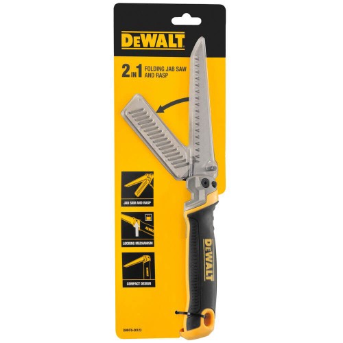 Мининожовка-рашпиль по гипсокартону, складная DeWALT DWHT0-20123 - фото 3