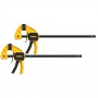 Струбцины М триггерные с максимальным усилием сжатия 63 кг, 2 шт. DeWALT DWHT0-83158