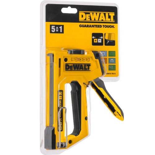 Степлер MULTI TACKER 5 в 1 скобы тип A, G, H 6-14мм, гвозди J 12, 15 мм. DeWALT DWHT0-TR510 - фото 3