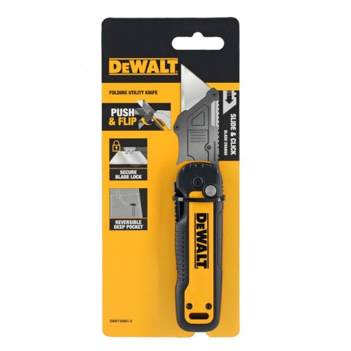 Ніж складаний з фіксованим лезом для оздоблювальних робіт DeWALT DWHT10991-0 - фото 5 Ніж складаний з фіксованим лезом для оздоблювальних робіт DeWALT DWHT10991-0 - фото 5