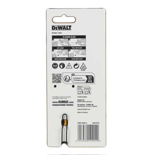 Ніж складаний з фіксованим лезом для оздоблювальних робіт DeWALT DWHT10992-0 - фото 8