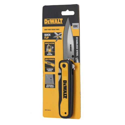 Ніж складаний з довжиною леза 84 мм DeWALT DWHT10993-0 - фото 7