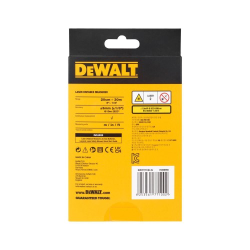 Далекомір лазерний DeWALT DWHT77100 (DWHT77100) - фото 4