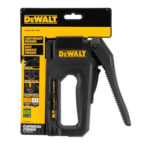 Степлер CARBON FIBRE для скоб типа G 6-14мм, гвоздей типа J 12, 15мм DeWALT DWHT80276-0 - фото 11