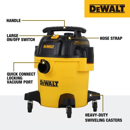 Пылесос сетевой промышленный DeWALT DXV20P (DXV20P) - фото 8